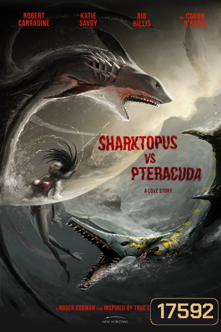 Sharktopus VS. Pteracuda สงครามสัตว์ประหลาดใต้สมุทร